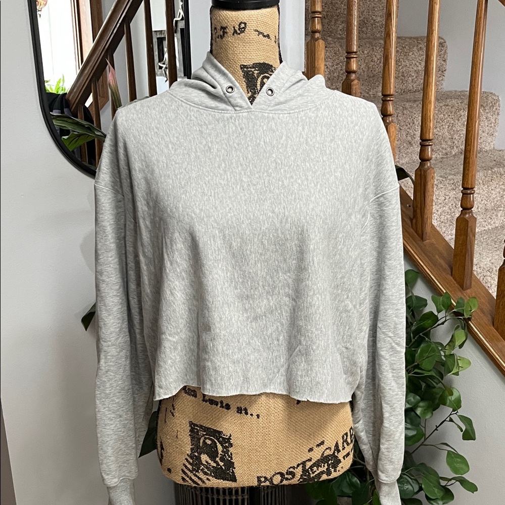 FP Movement by Free People Gray Hoodie with Black Design - Picture 3 of 6